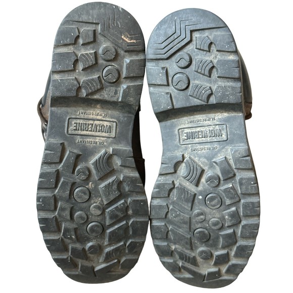 Wolverine Mens F2413-18 Brown‎ Leather Slip-resistant Steel Toe Work Boot 11 VG main image 6